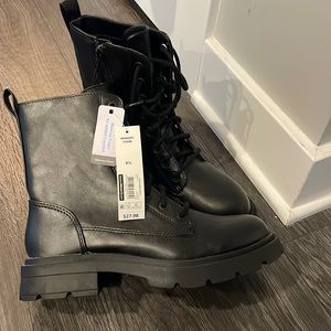 SOLD Never worn. Brand New. Women’s No boundaries combat boots size 6 1/2.